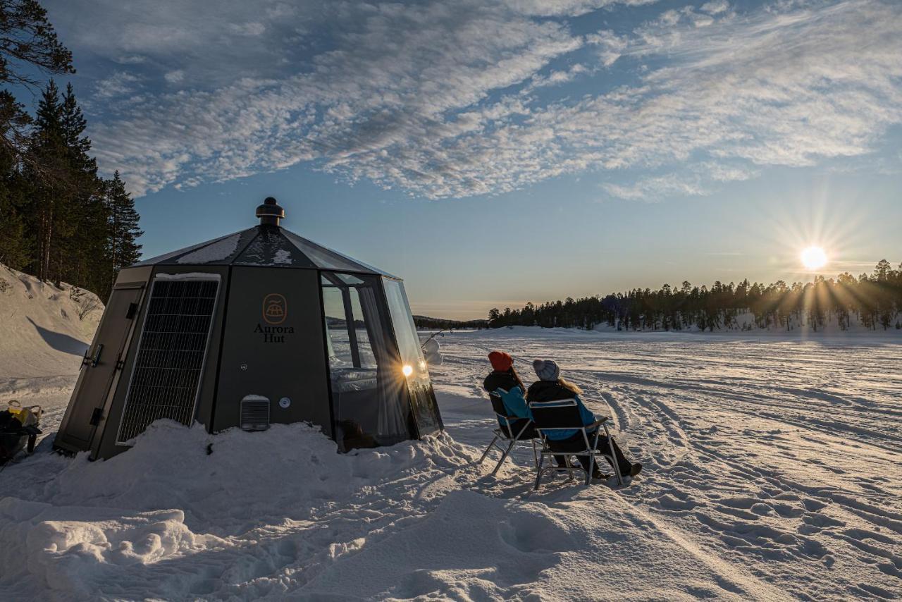 Hotel Aurora hut igloo Rovaniemi Esterno foto